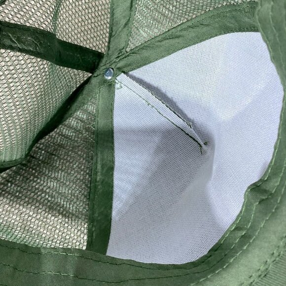 Hit Wear Green Cardboard Chariot Race Mesh Back Snap Back Trucker Style Hat - Picture 8 of 10